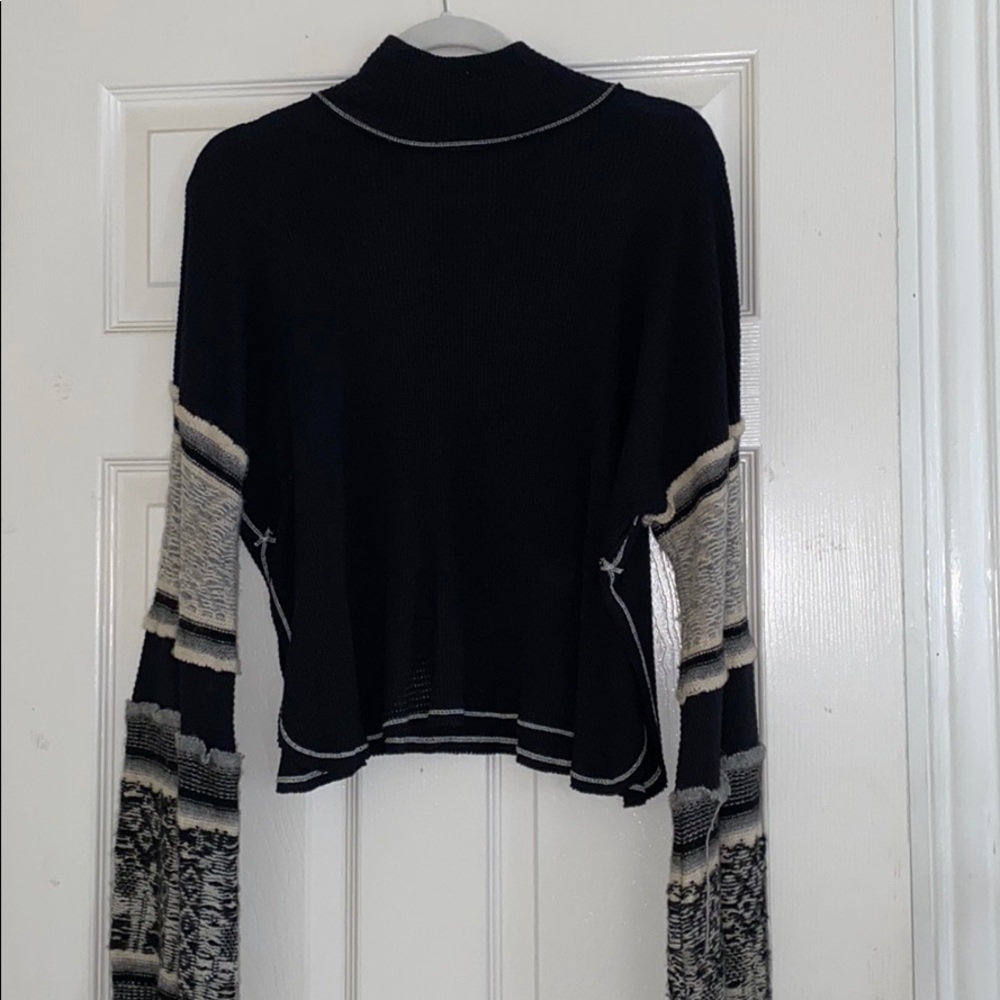 Free People mock neck sweater
